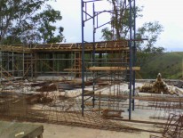 Construção do Reenvio no Morro do Cruzeiro